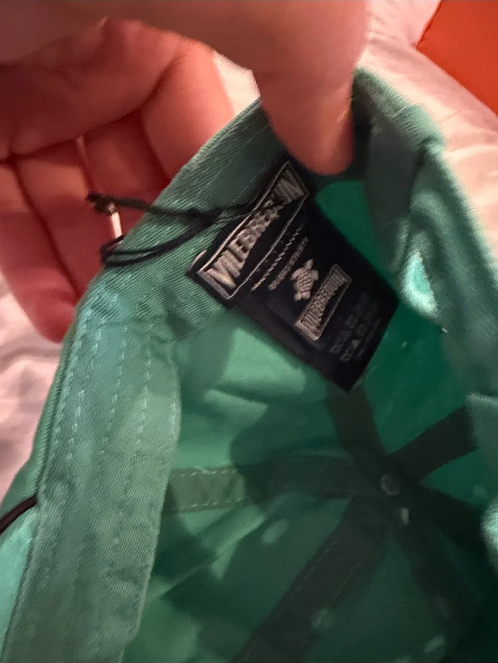 Vilebrequin Teal Green Cap with Tag